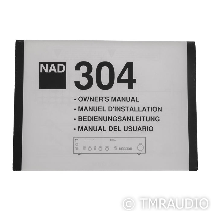 NAD 304 Stereo Integrated Amplifier; MM Phono