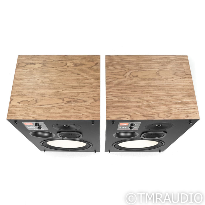 JBL L100 Classic Bookshelf Speakers; Walnut Pair with Stands