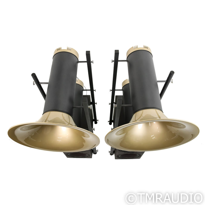 Avantgarde Uno G1 Hybrid Floorstanding Speakers; Pair; Light Yellow Horns