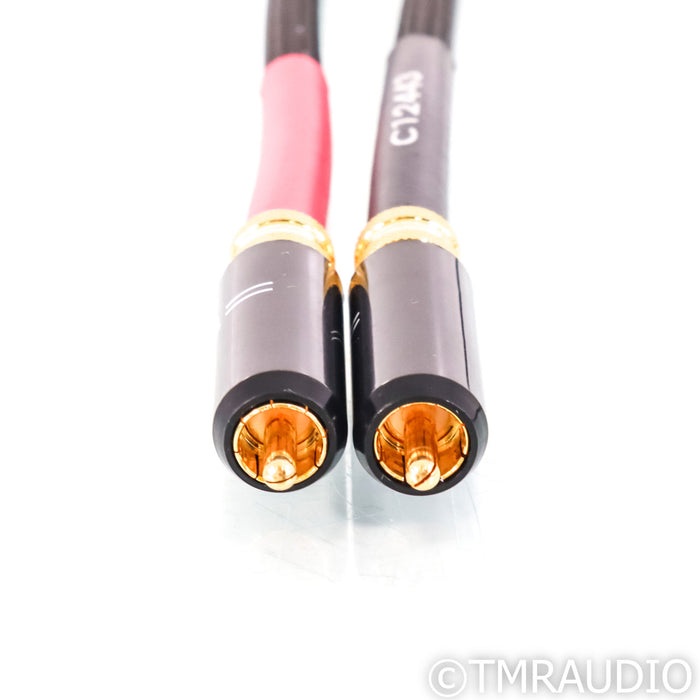Tellurium Q Black Diamond RCA Cables; 1m Pair Interconnects