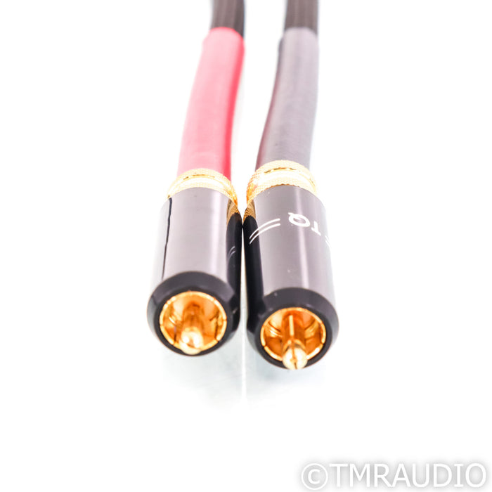 Tellurium Q Black Diamond RCA Cables; 1m Pair Interconnects