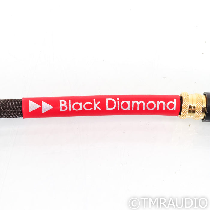 Tellurium Q Black Diamond RCA Cables; 1m Pair Interconnects