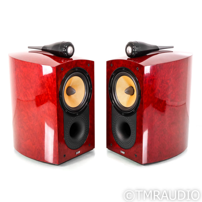 Bowers & Wilkins Signature 805 Bookshelf Speakers; Red Cherry Pair