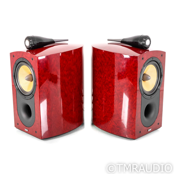Bowers & Wilkins Signature 805 Bookshelf Speakers; Red Cherry Pair