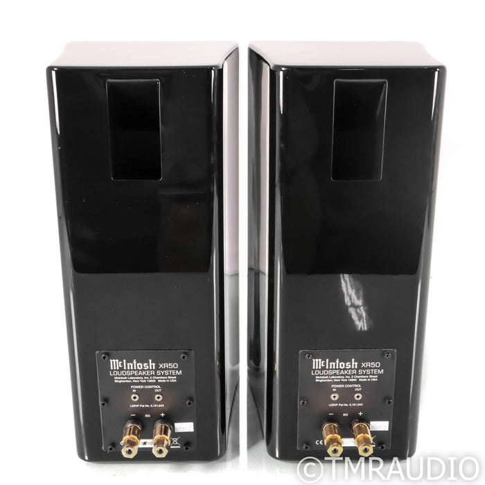 McIntosh XR50 Bookshelf Speakers; Black Pair