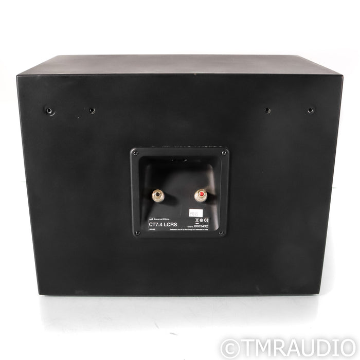 B&W CT7.4 LCRS Speaker; Black