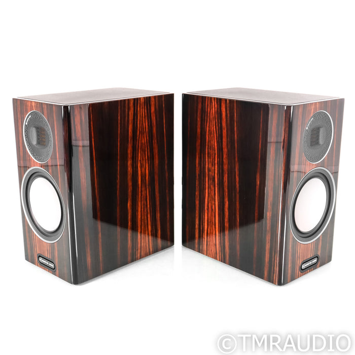 Monitor Audio Gold 100 Bookshelf Speakers; Piano Ebony Pair