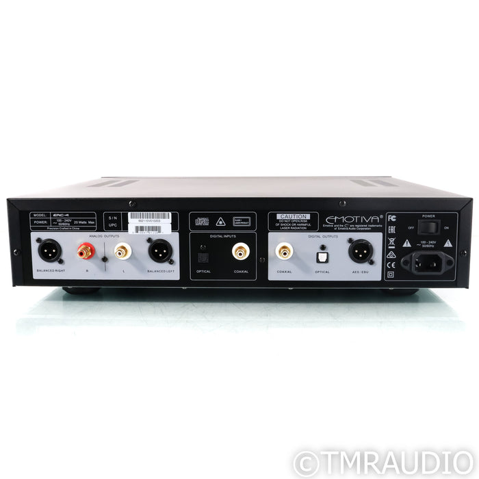 Emotiva ERC-4 CD Player & DAC; D/A Converter