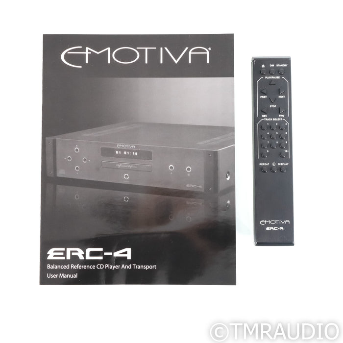 Emotiva ERC-4 CD Player & DAC; D/A Converter
