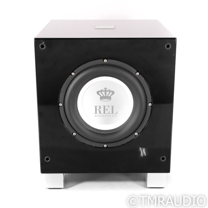 REL T/7i 8" Powered Subwoofer; Gloss Black