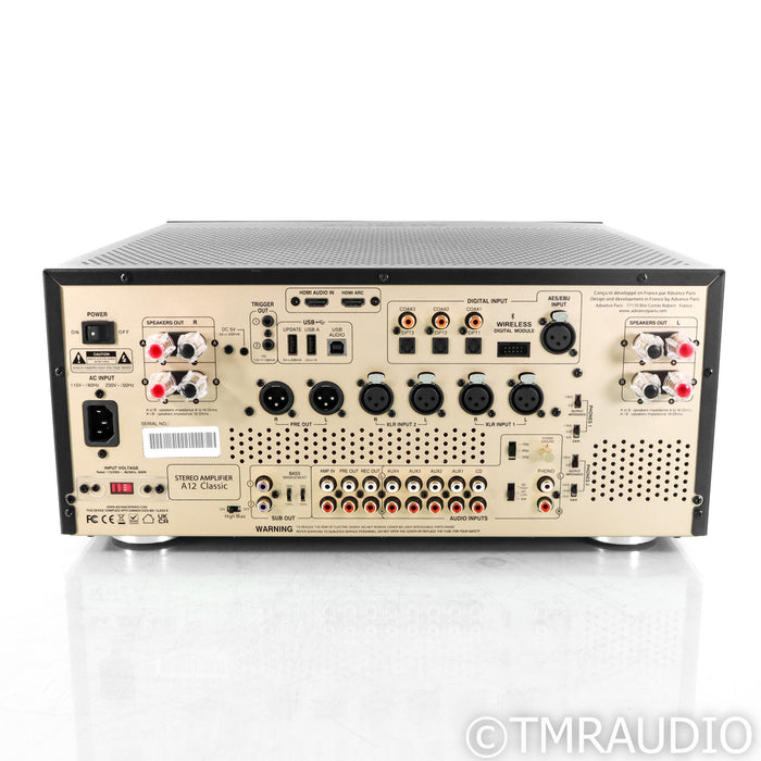 Advanced Paris A12 Classic Hybrid Integrated Amplifier (Show Display, Warranty)