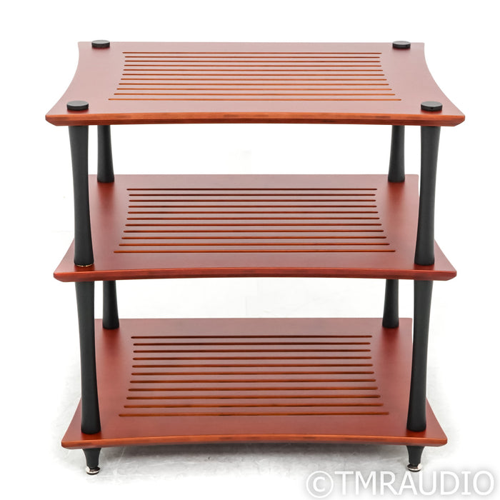 Quadraspire SVT Rack; 3 Shelf; Cherry Bamboo (Show Display, Warranty)