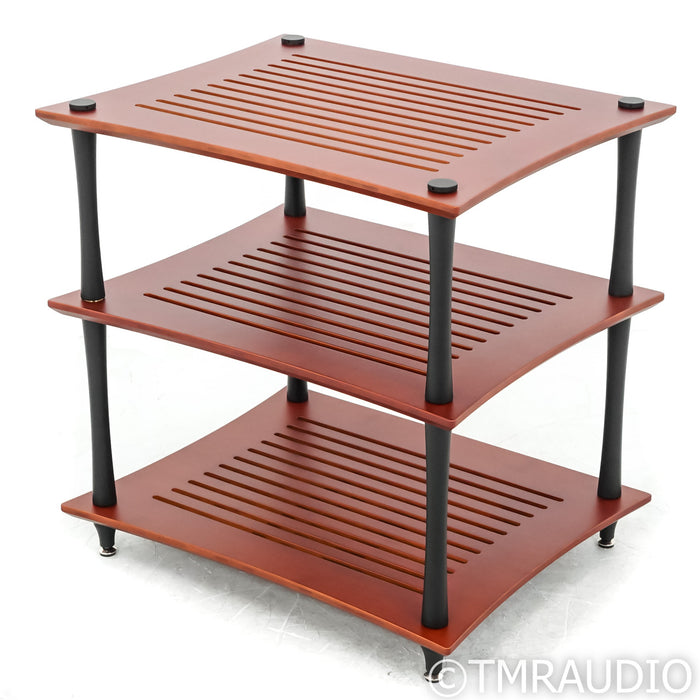 Quadraspire SVT Rack; 3 Shelf; Cherry Bamboo (Show Display, Warranty)