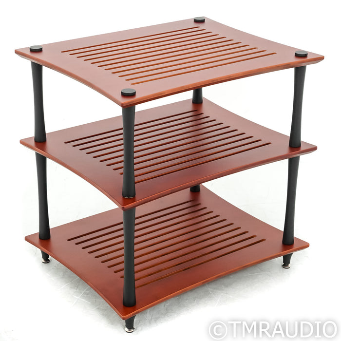 Quadraspire SVT Rack; 3 Shelf; Cherry Bamboo (Show Display, Warranty)