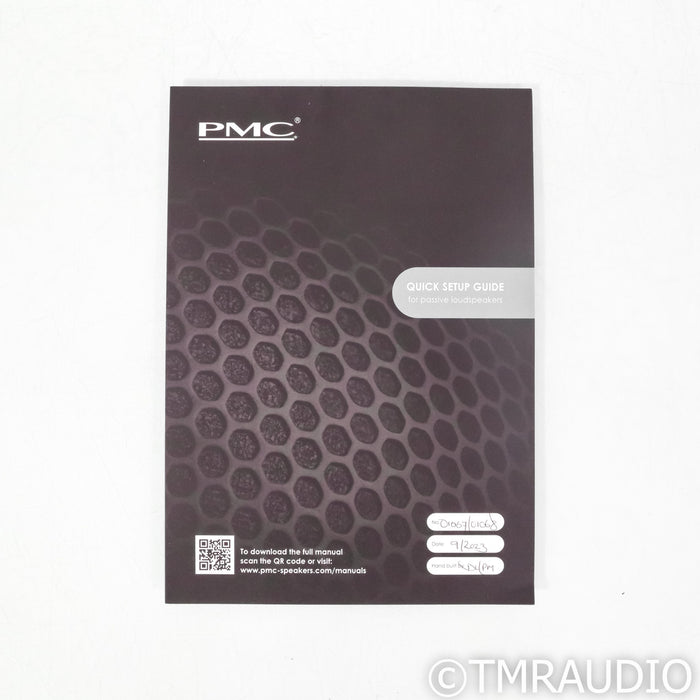 PMC prodigy1 Bookshelf Speakers, Black Pair (Open Box)