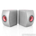 KEF LS50 Meta Bookshelf Speakers; Titanium Grey Pair