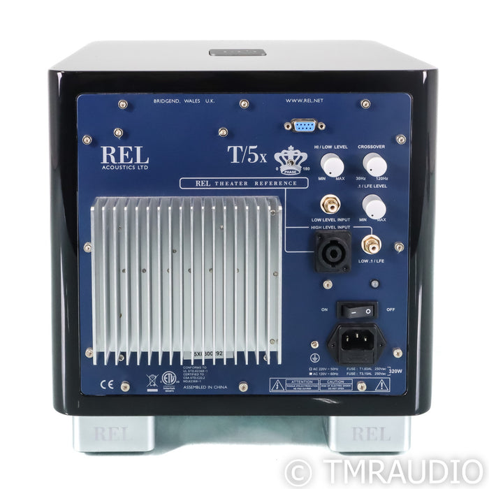 REL Acoustics T/5x 8" Powered Subwoofer; Gloss Black