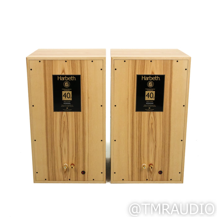 Harbeth 40.2 40th Anniversary Edition Bookshelf Speakers; Olive Pair