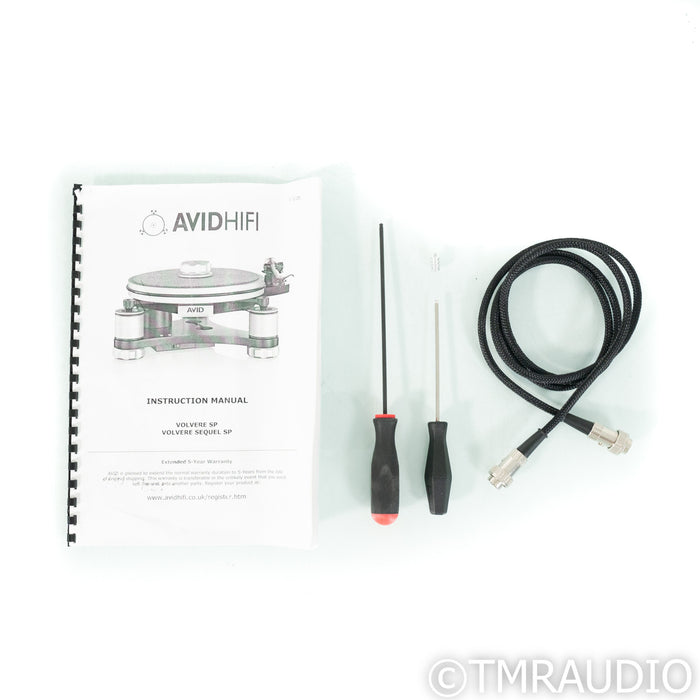 Avid Volvere SP Belt Drive Turntable; SME 309 9" Tonearm; (No Cartridge)