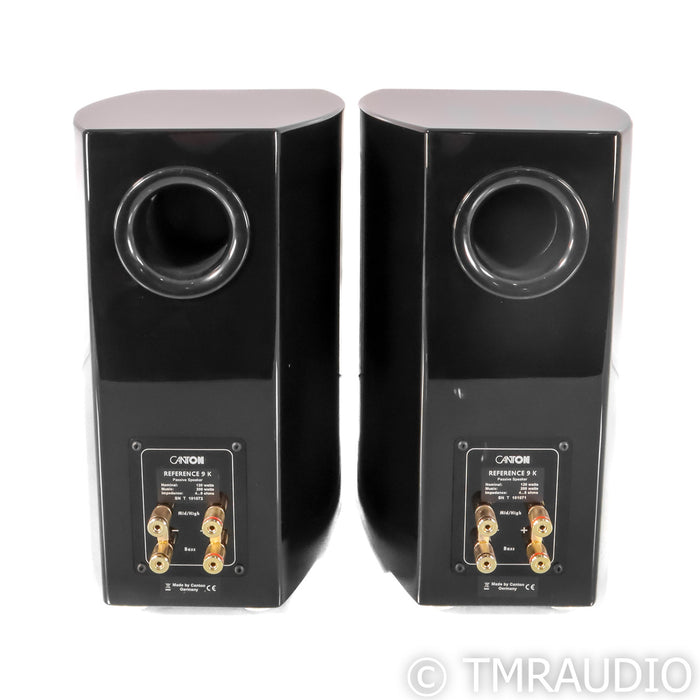 Canton Reference 9K Bookshelf Speakers; Piano Black Pair