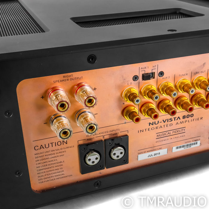 Musical Fidelity Nu-Vista 800 Stereo Hybrid Integrated Amplifier
