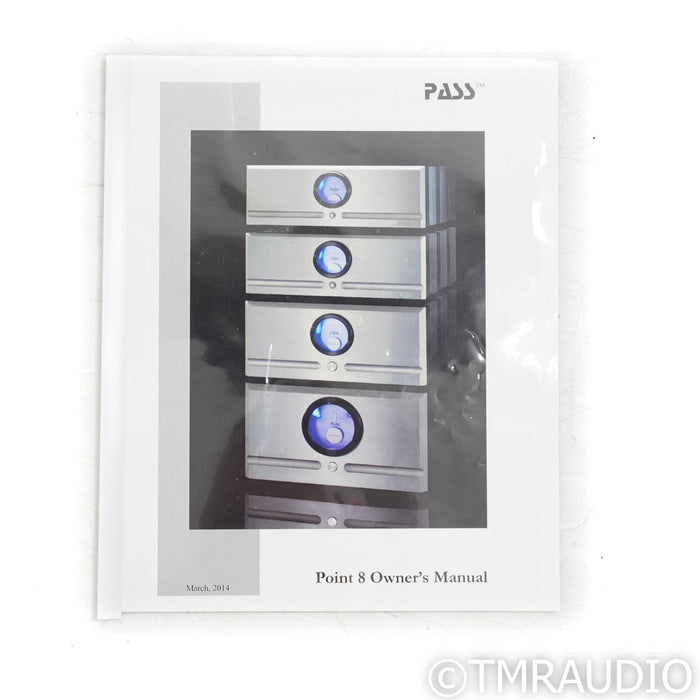Pass Labs X260.8 Monoblock Power Amplifiers; Pair