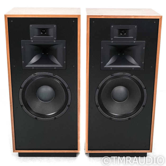 Klipsch Forte IV Floorstanding Speakers; American Walnut Pair