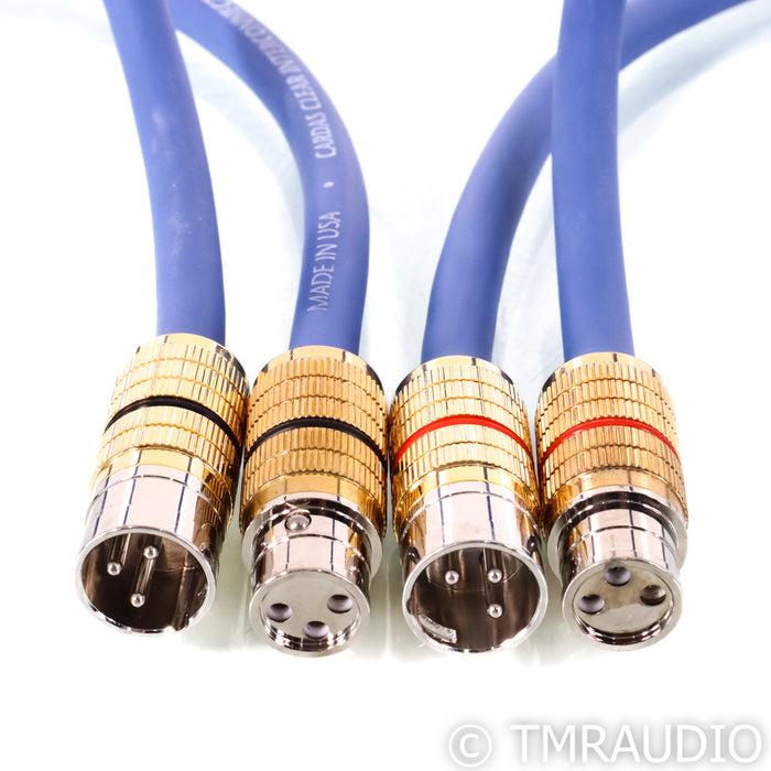 Cardas Audio Clear XLR Cables; 1m Pair Balanced Interconnects