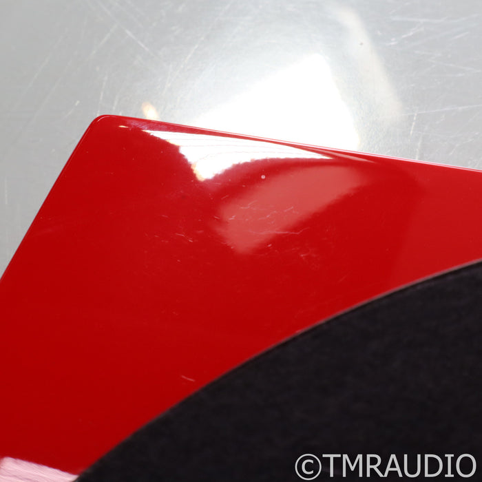 Rega P3-24 Belt Drive Turntable; Red w/ Ortofon 2M Bronze MM & TT PSU