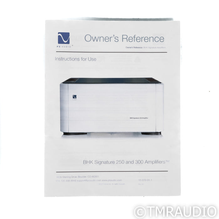 PS Audio BHK Signature 250 Stereo Tube Hybrid Power Amplifier