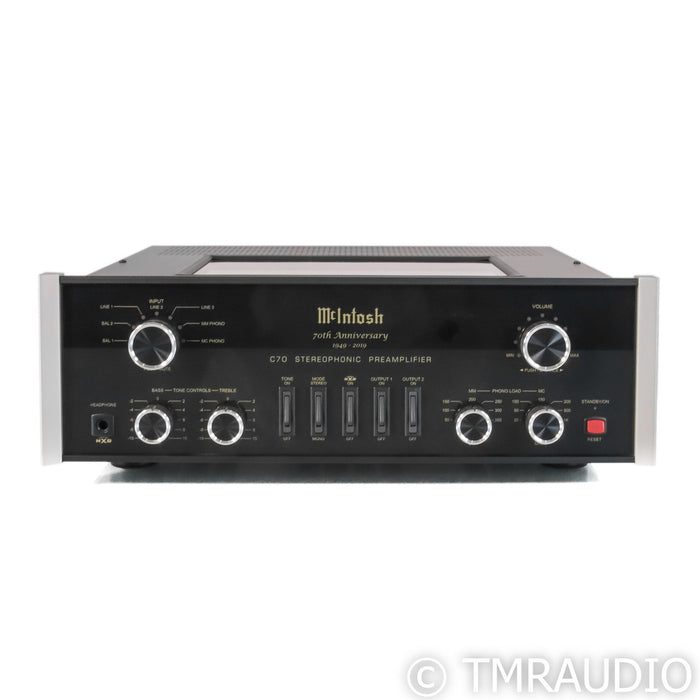 McIntosh C70 70th Anniv. Tube Preamplifier; MM & MC Phono