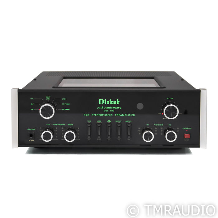 McIntosh C70 70th Anniv. Tube Preamplifier; MM & MC Phono