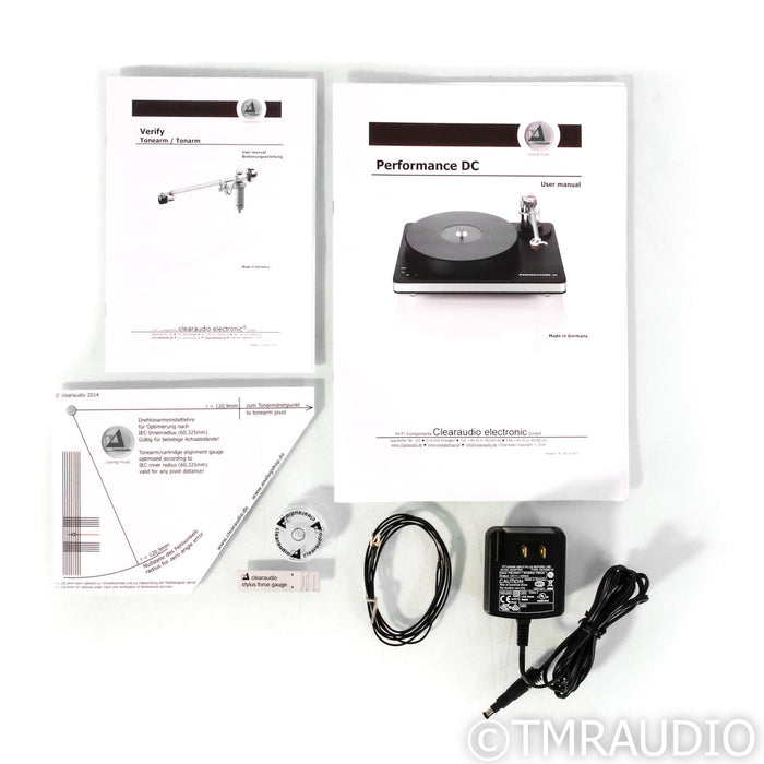 Clearaudio Performance DC Belt Drive Turntable; Silver w/ Performer V2 MM