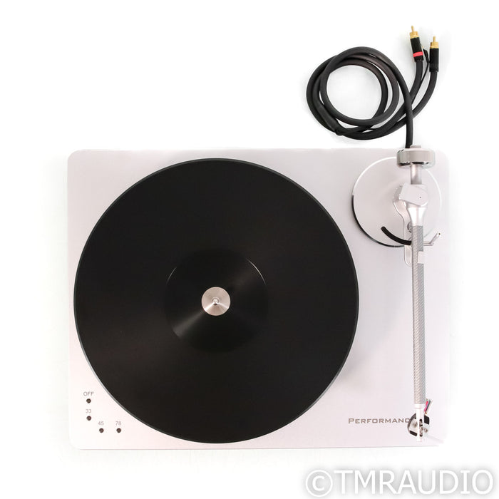Clearaudio Performance DC Belt Drive Turntable; Silver w/ Performer V2 MM