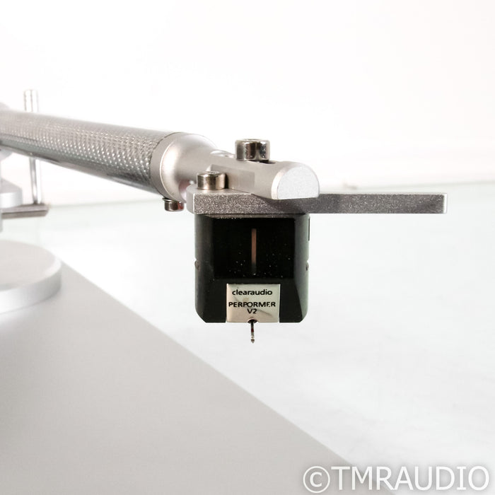 Clearaudio Performance DC Belt Drive Turntable; Silver w/ Performer V2 MM