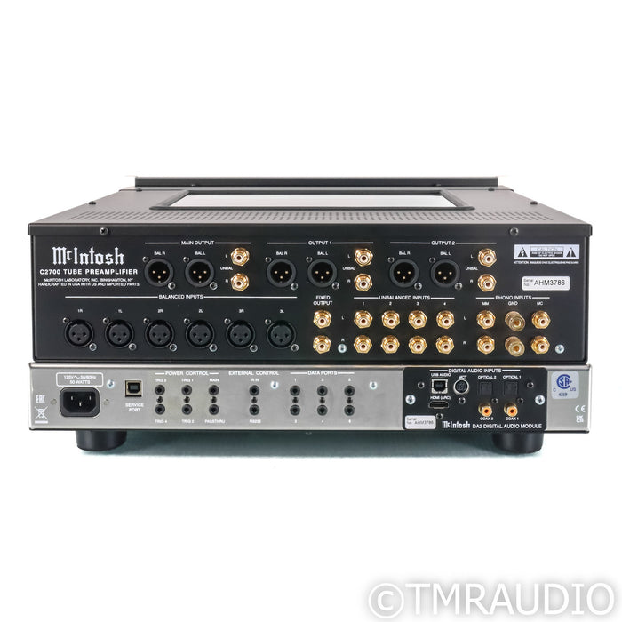 McIntosh C2700 Stereo Tube Preamplifier; MM & MC Phono
