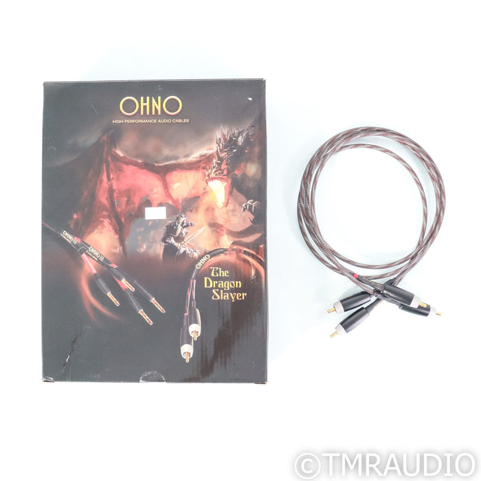 Audience OHNO RCA Cables; 1m Pair Interconnects