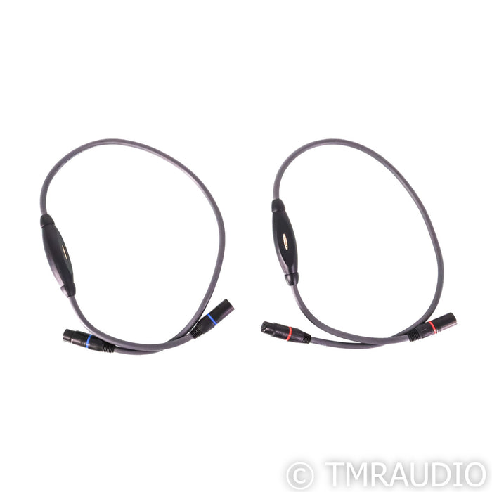 Transparent Audio Plus XLR Cables; 1m Pair Balanced Interconnects; G5