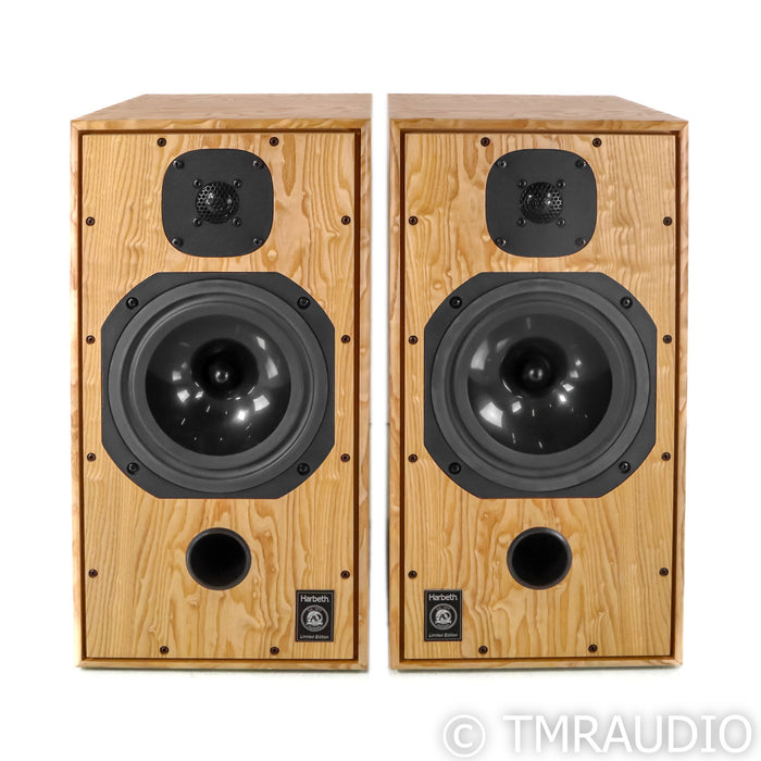Harbeth Compact 7ES-3 40th Anniversary Bookshelf Speakers; Tamo Ash Pair