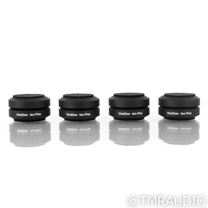 VooDoo Cables Iso-Pod Component Isolation System; Black Set of Four