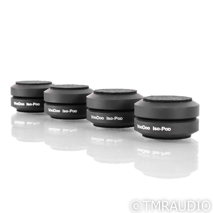 VooDoo Cables Iso-Pod Component Isolation System; Black Set of Four
