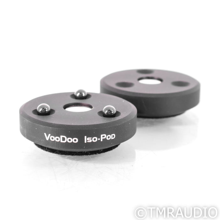 VooDoo Cables Iso-Pod Component Isolation System; Black Set of Four