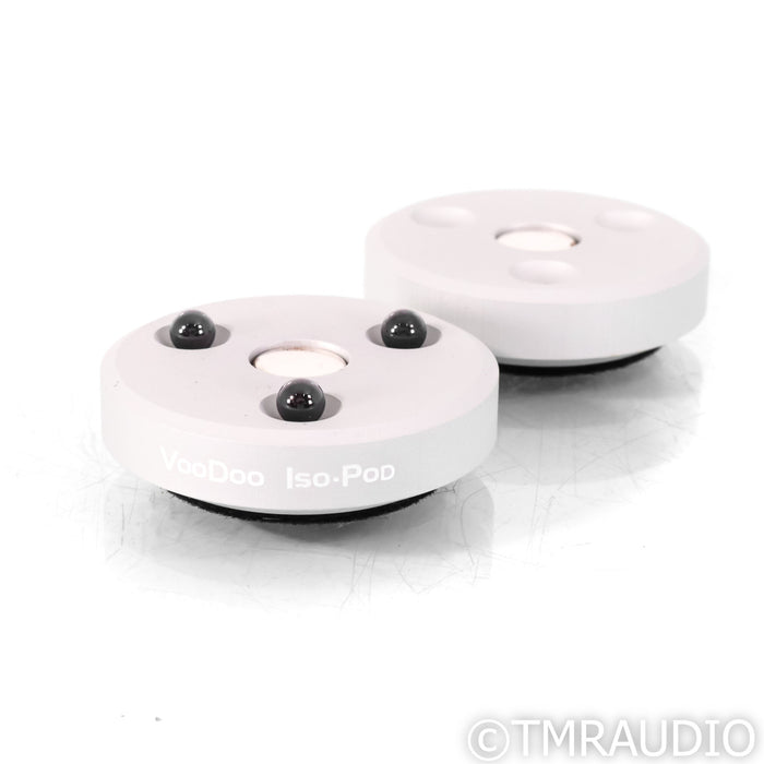 VooDoo Cables Iso-Pod Component Isolation System; Silver Set of Three