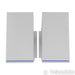 KEF Reference 1 Bookshelf Speakers; Blue Ice White Pair w/ White S-RFI Stands