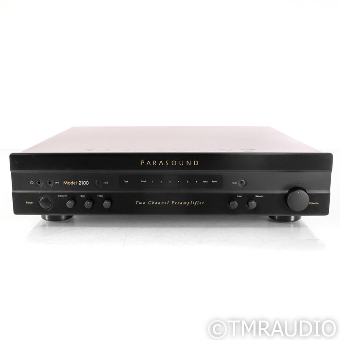 Parasound NewClassic Model 2100 2.1 Channel Preamplifier; MM & MC Phono