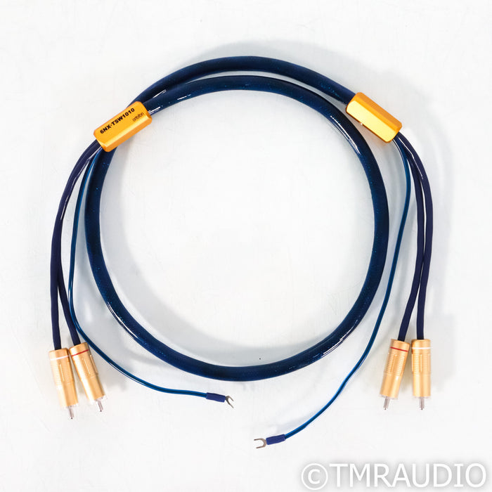 Ortofon 6NX-TSW-1010 RCA Tonearm Cable; 1m Phono Interconnect