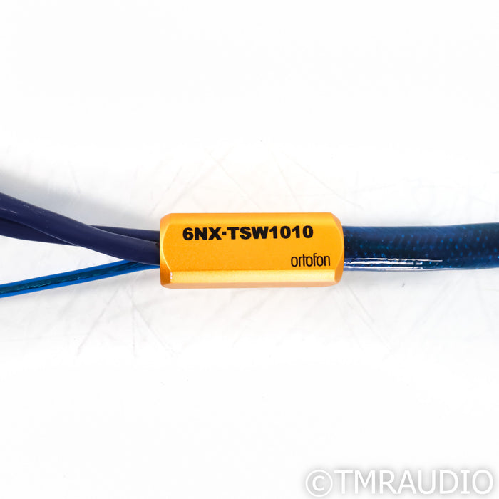 Ortofon 6NX-TSW-1010 RCA Tonearm Cable; 1m Phono Interconnect