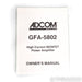 Adcom GFA-5802 Stereo Power Amplifier