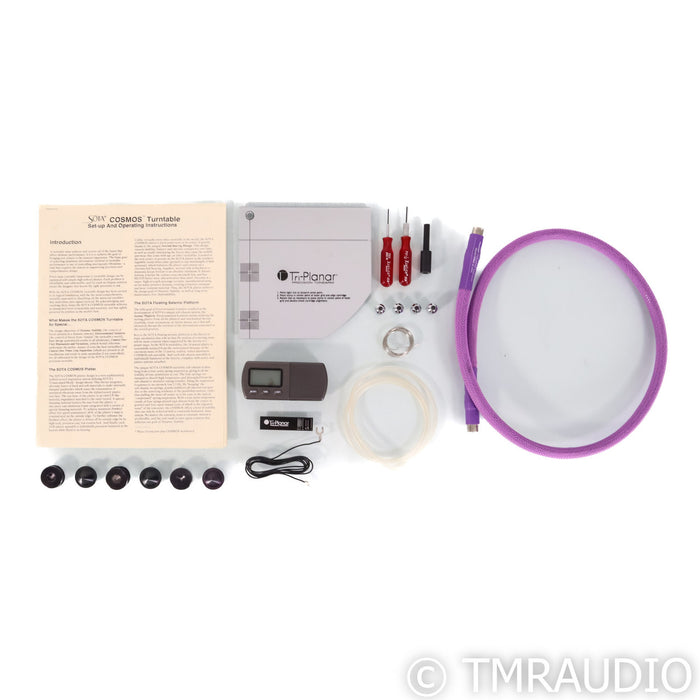 Sota Cosmos Series III Vacuum Turntable; Rosewood, TriPlanar U2SE (No Cartridge)