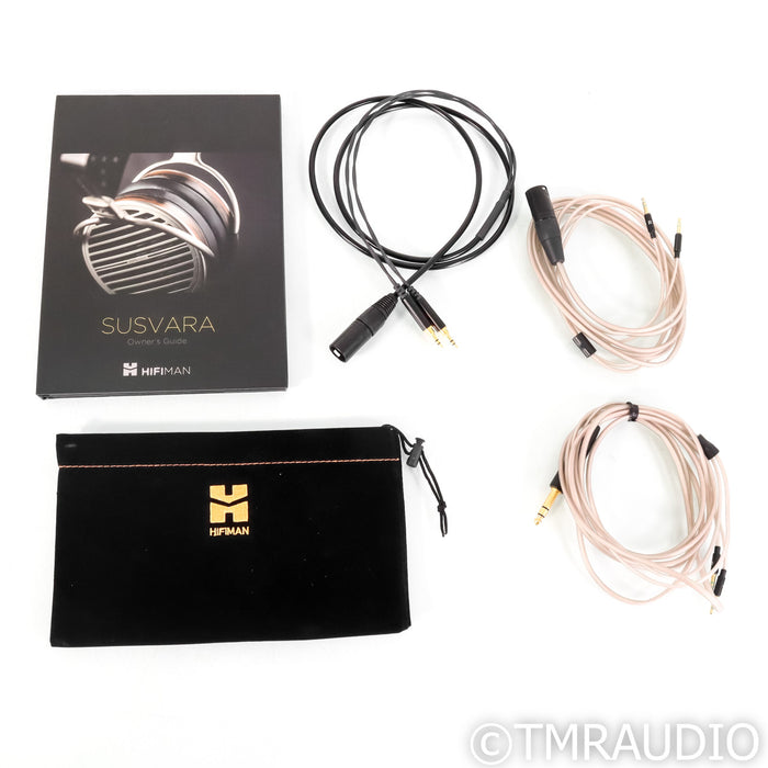 Hifiman Susvara Planar Magnetic Open Back Headphones; w/ Moon Black Dragon Cable